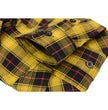 Milwaukee Leather MNG11666 Men's Black and Red with Yellow Long Sleeve Cotton Flannel Shirt