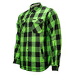 MMCC Men's 'Sidewinder' Reversible Flannel Shirt - 100% Cotton Snap Front Plaid w/ Chest and Hand Pockets - MNG11801