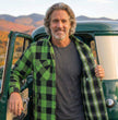 Milwaukee Motorcycle Clothing Co. Men's Reversible Plaid Flannel Shirt