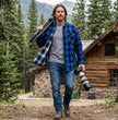 Milwaukee Motorcycle Clothing Co. Men's Reversible Plaid Flannel Shirt