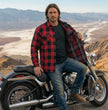 MMCC Men's Ricochet Reversible Flannel Shirt - 100% Cotton Snap Front Plaid w/ Chest and Hand Pockets - MNG11803