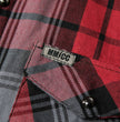 MMCC Men's Ricochet Reversible Flannel Shirt - 100% Cotton Snap Front Plaid w/ Chest and Hand Pockets - MNG11803