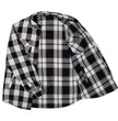 MMCC Men's Desperado Reversible Flannel Shirt - 100% Cotton Snap Front Plaid w/ Chest and Hand Pockets - MNG11804