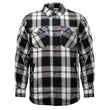 MMCC Men's Desperado Reversible Flannel Shirt - 100% Cotton Snap Front Plaid w/ Chest and Hand Pockets - MNG11804