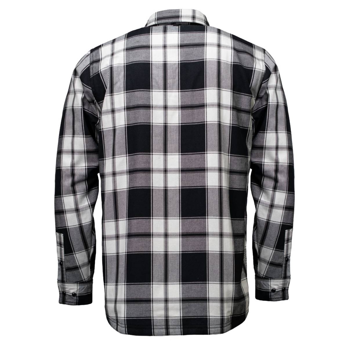 MMCC Men's Desperado Reversible Flannel Shirt - 100% Cotton Snap Front Plaid w/ Chest and Hand Pockets - MNG11804