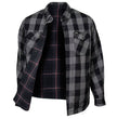 MMCC Men's Deadwood Reversible Flannel Shirt - 100% Cotton Snap Front Plaid w/ Chest and Hand Pockets - MNG11805