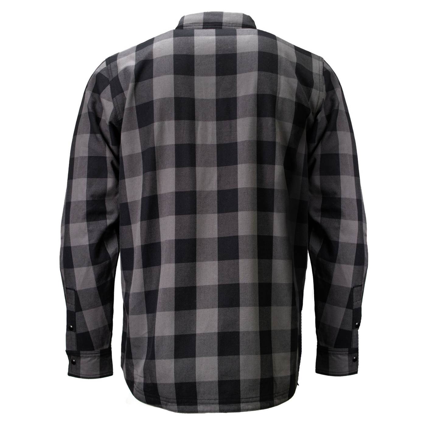 MMCC Men's Deadwood Reversible Flannel Shirt - 100% Cotton Snap Front Plaid w/ Chest and Hand Pockets - MNG11805