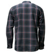 MMCC Men's Deadwood Reversible Flannel Shirt - 100% Cotton Snap Front Plaid w/ Chest and Hand Pockets - MNG11805