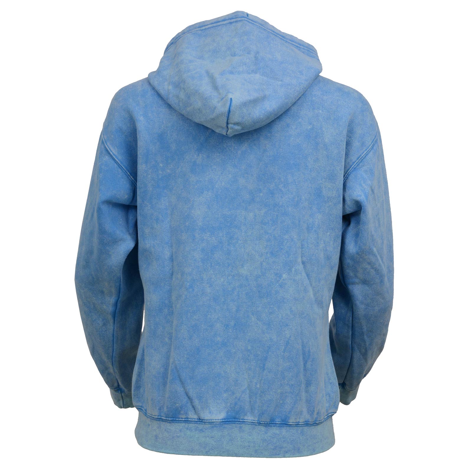 Milwaukee Leather MNG21621 Women's Distressed Blue Sweatshirt Full Zip Up Long Sleeve Casual Hoodie - with Pocket