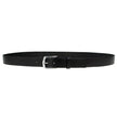 Milwaukee Leather MP7114 Men's  Light Black Genuine Leather Belt with Interchangeable Buckle - 1.5 inches Wide