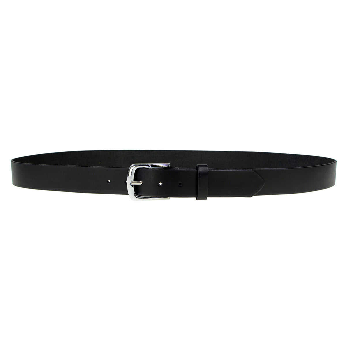 Milwaukee Leather MP7114 Men's  Light Black Genuine Leather Belt with Interchangeable Buckle - 1.5 inches Wide