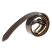 Milwaukee Leather Men's Brown Brass Buckle Leather Belt, MP7115