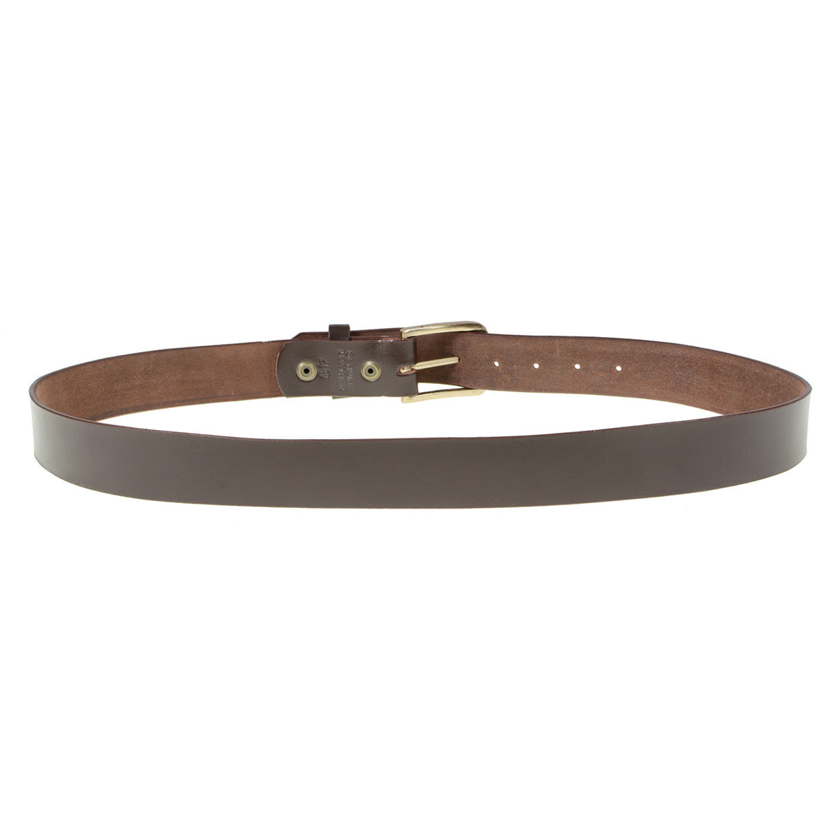 Milwaukee Leather MP7115 Men's Light Brown Genuine Leather Belt with Interchangeable Buckle - 1.5 inches Wide