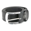 Milwaukee Leather MP7122 Men's Engine Block & Wings - Black Leather Belt w/ Interchangeable Buckle - 1.5 inches Wide