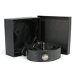 Milwaukee Leather MP7123 Men's Cross Hatch & 5 Cent Buffalo-Black Leather Belt w/ Interchangeable Buckle-1.5 In Wide