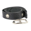 Milwaukee Leather MP7123 Men's Cross Hatch & 5 Cent Buffalo-Black Leather Belt w/ Interchangeable Buckle-1.5 In Wide