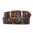 Milwaukee Leather Men's Live to Ride Eagle Genuine Leather Belt, MP7125