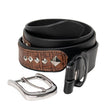 Milwaukee Leather Men's Diamond Accent Genuine Leather Belt, MP7132