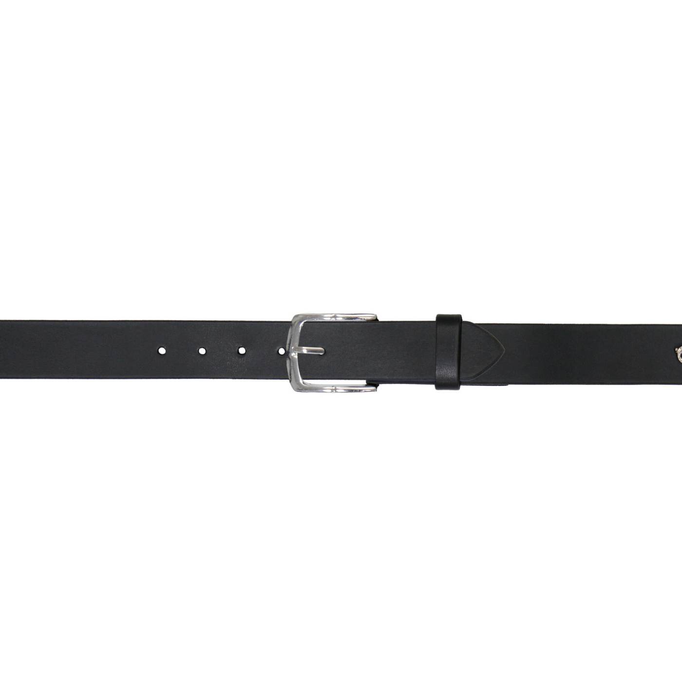Milwaukee Leather Men's Motorcycle Emblem Genuine Leather Belt, MP7143