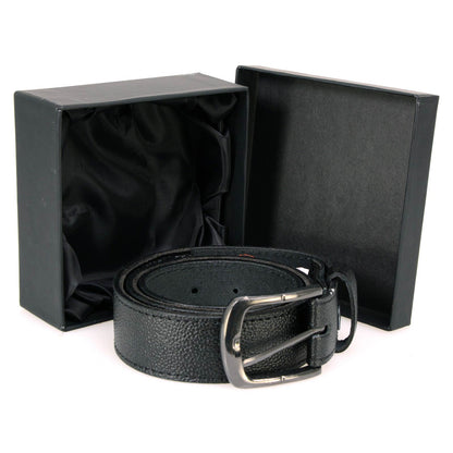 Milwaukee Leather MP7150 Men's Black Genuine Cowhide Leather Money Belt W/ Secure Front Buckle for Motorcycle Rider