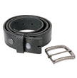 Milwaukee Leather MP7150 Men's Black Genuine Cowhide Leather Money Belt W/ Secure Front Buckle for Motorcycle Rider