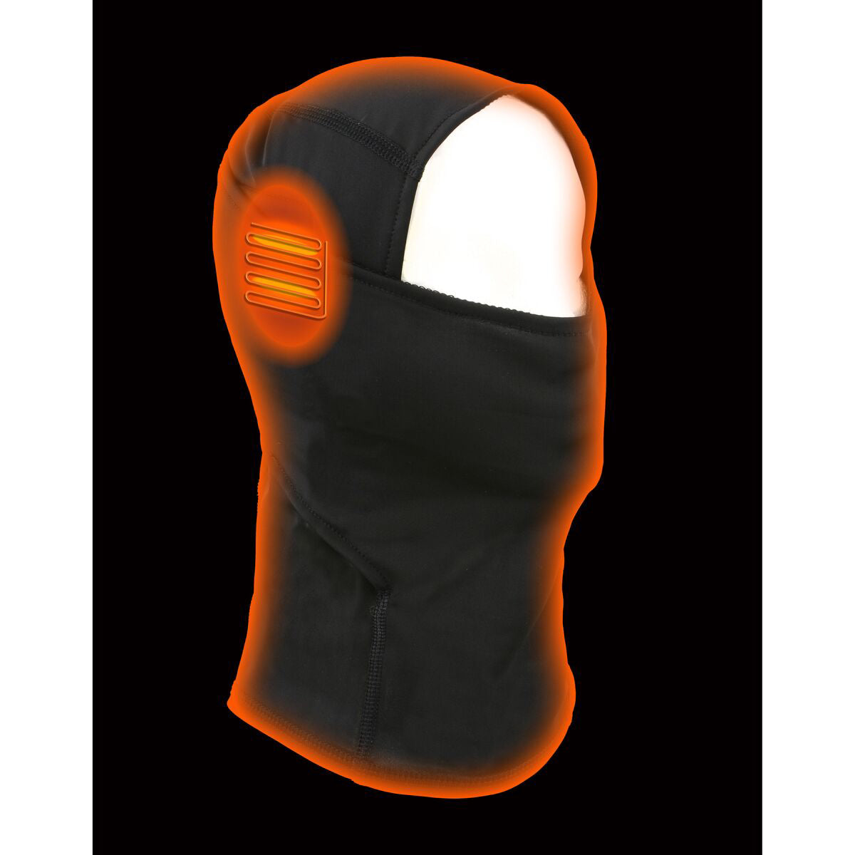 Nexgen Heat MP7922FMSET Black 'Heated' Balaclava (Rechargeable