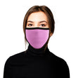Milwaukee Leather MP7924FM Ladies 'Black and PInk' 100 % Cotton Protective Face Mask with Optional Filter Pocket