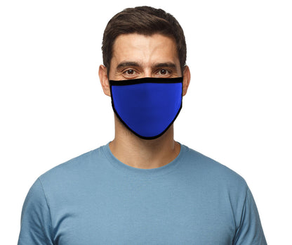 Milwaukee Leather MP7924FM 'Royal Blue' 100 % Cotton Protective Face Mask with Optional Filter Pocket