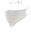 Milwaukee Leather (Multi-Pack) MP7924FM 'Solid White' 100 % Cotton Protective Face Mask with Optional Filter Pocket