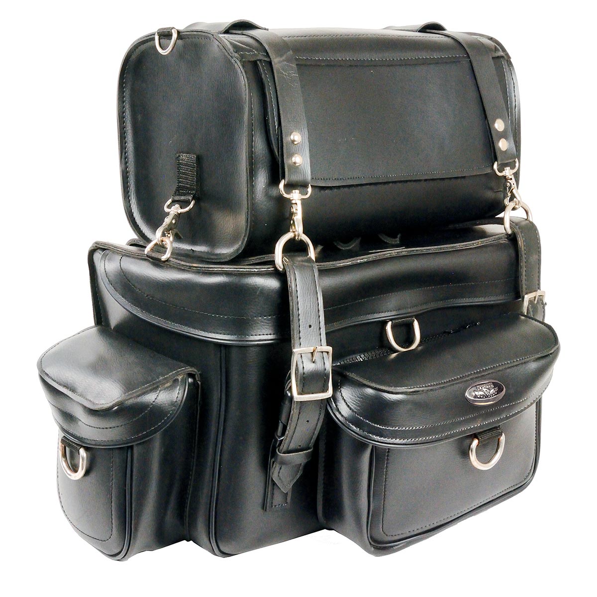 Milwaukee Leather MP8100 Large Black PVC 2-Piece Motorcycle