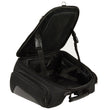 Milwaukee Leather MP8105 Large Black Textile Motorcycle Back Rack Sissy Bar Bag with 4 Outer Pockets