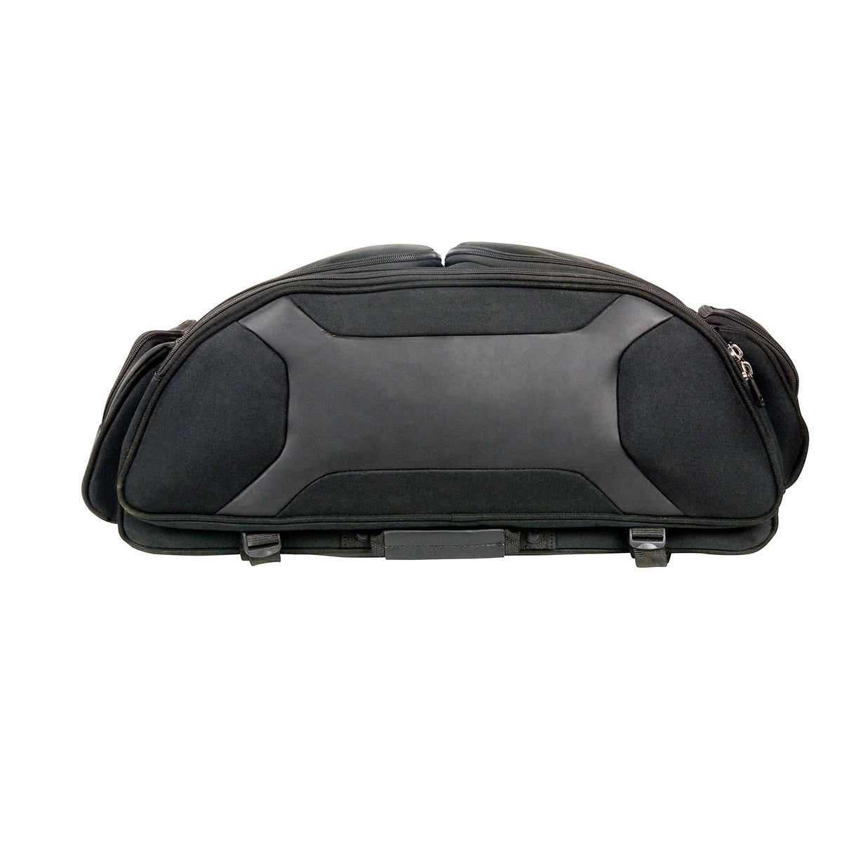 Milwaukee Performance MP8107 Medium Black Long Textile Motorcycle Back Trunk Rack Travel Bag