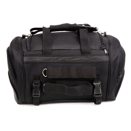 Milwaukee Leather MP8117 Large Black Textile Motorcycle Duffle Style Roll Bag