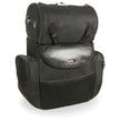 Milwaukee Leather MP8122 Large Black Textile Motorcycle 2-Piece Deluxe Sissy Bar Bag
