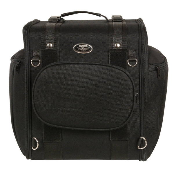 Milwaukee Performance MP8130 Medium Black Textile Motorcycle Back