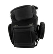 Milwaukee Leather MP8180 Medium Black '5 Pocket' Motorcycle Textile Double Barrel Sissy Bar Bag