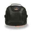 Milwaukee Leather MP8190 Small Black 'Sporty' Motorcycle Textile and PVC Sissy Bar Rack Bag