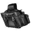 Milwaukee Performance MP8310 Black Zip Off PVC Studded Throw Over Saddlebags