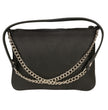 Milwaukee Leather MP8810 Women's Black Chain Strap Riveted Shoulder Bag