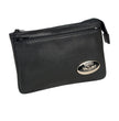 Milwaukee Leather MP8820 Women's Black Leather Shoulder Bag with Zipper Closure and Leather Strap