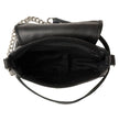 Milwaukee Leather MP8830 Ladies Black Leather Chain Strap Shoulder Bag