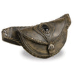 Milwaukee Leather MP8835 Women's Distress Brown Leather 'Braided' Hip Belt Bag
