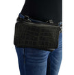 Milwaukee Leather MP8854 Women's Black Leather Multi Pocket Belt Bag