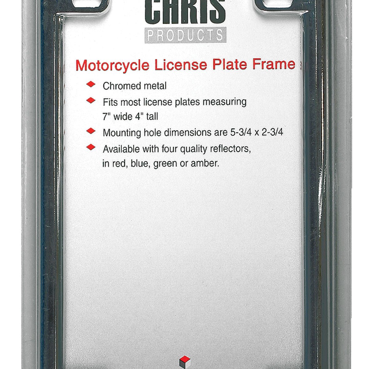 Hot Leathers MPA1601 Motorcycle License Plate Frame