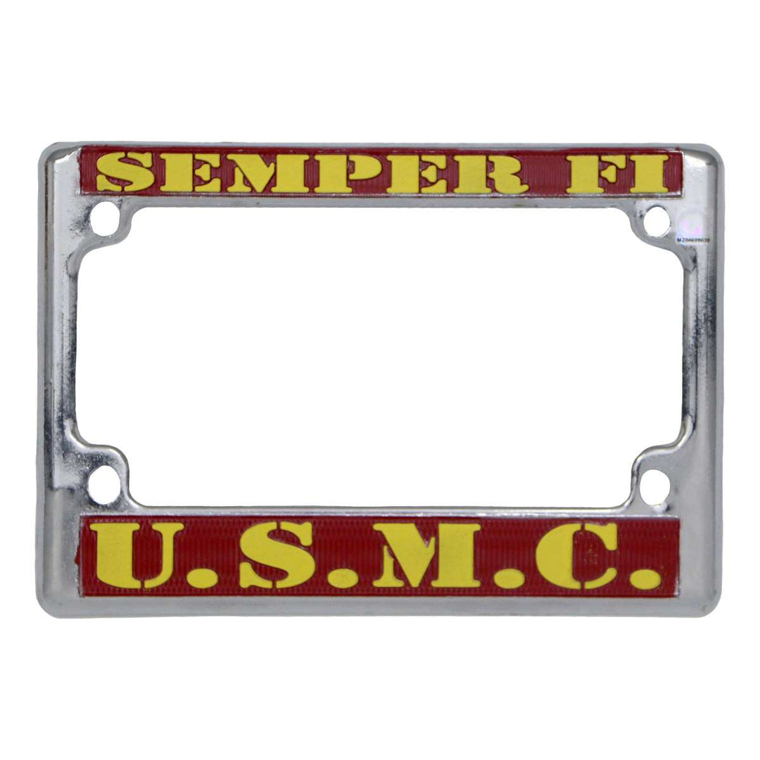 Hot Leathers U.S.M.C Semper Fi License Plate Frame MPA1702