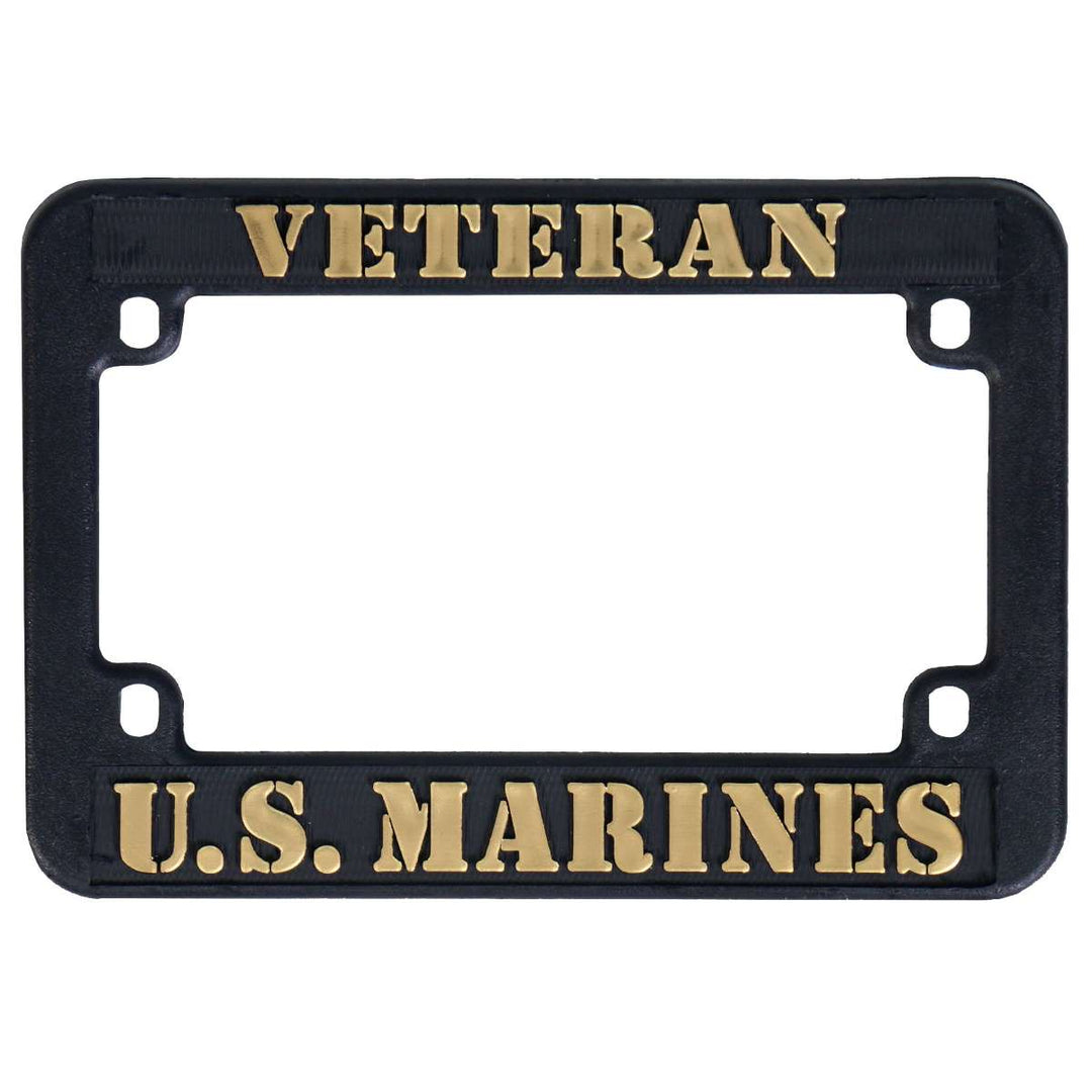 Hot Leathers Veteran U.S. Marines License Plate Frame MPA1707
