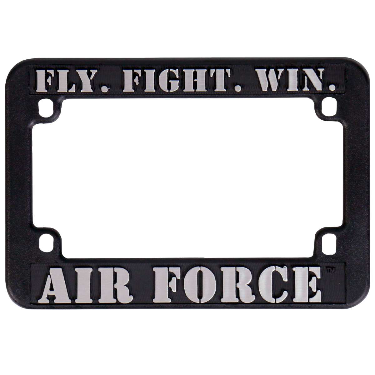 Hot Leathers Fly. Fight. Win. Air Force License Plate Frame MPA1710