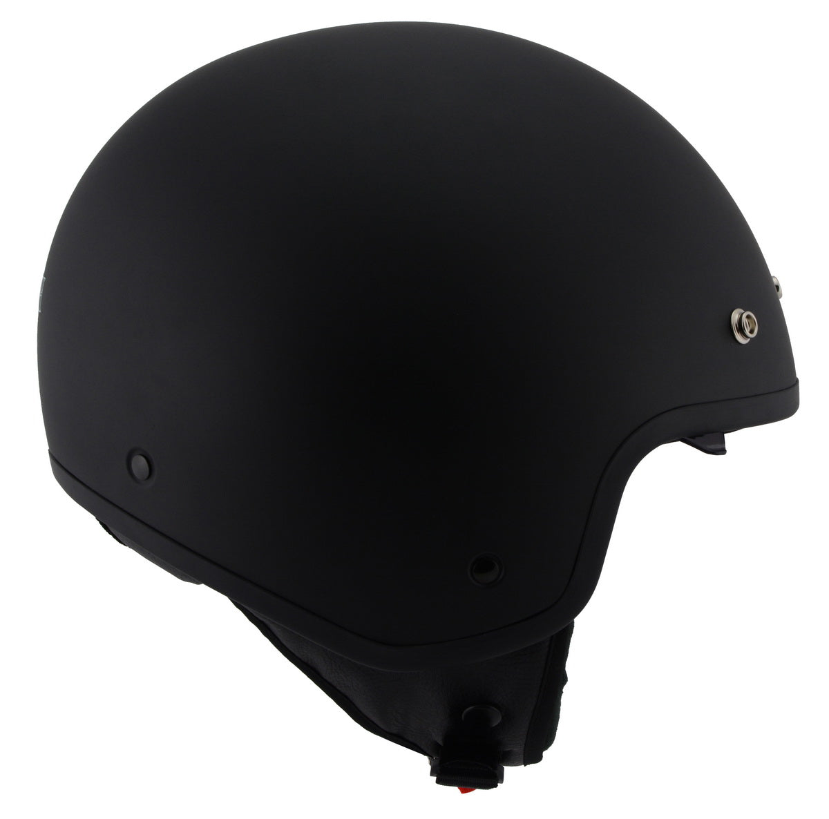 Milwaukee Performance Helmets MPH9700DOT 'Accelerator' 3 /4 Open Face Matte Black Helmet