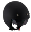 Milwaukee Performance Helmets MPH9700DOT Accelerator 3 /4 Open Face Matte Black Helmet