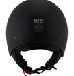 Milwaukee Performance Helmets MPH9700DOT Accelerator 3 /4 Open Face Matte Black Helmet